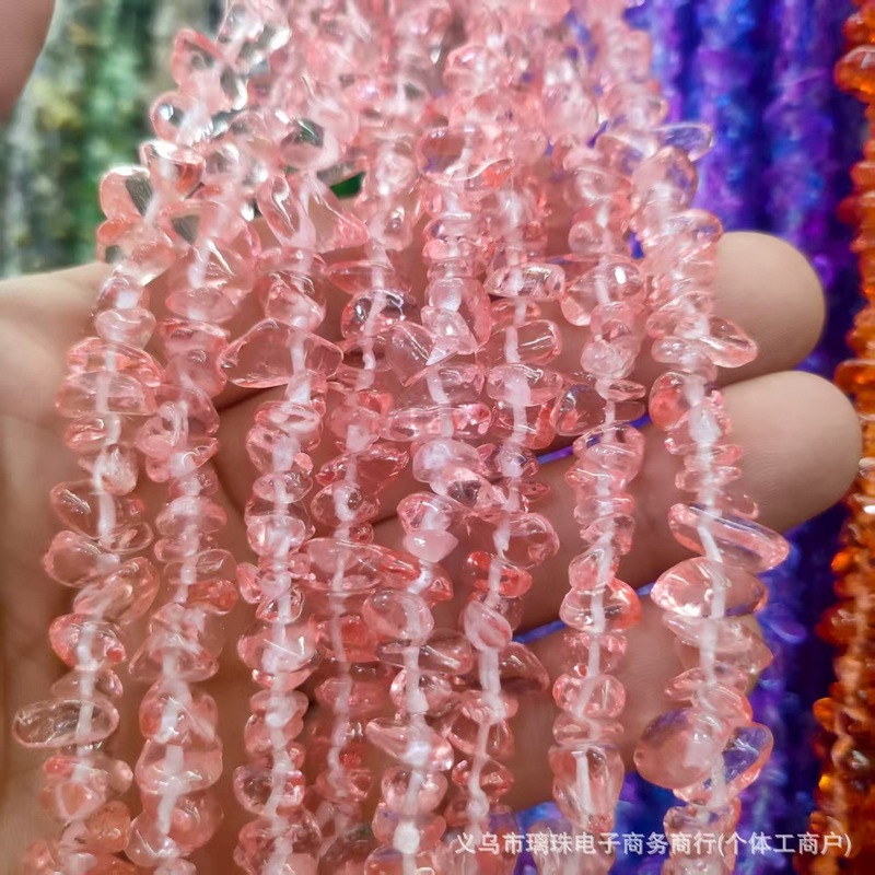 天然水晶瑪瑙砂利原石 diy ジュエリーアクセサリーブレスレットビーズクリスタル消磁石砂利卸売|undefined