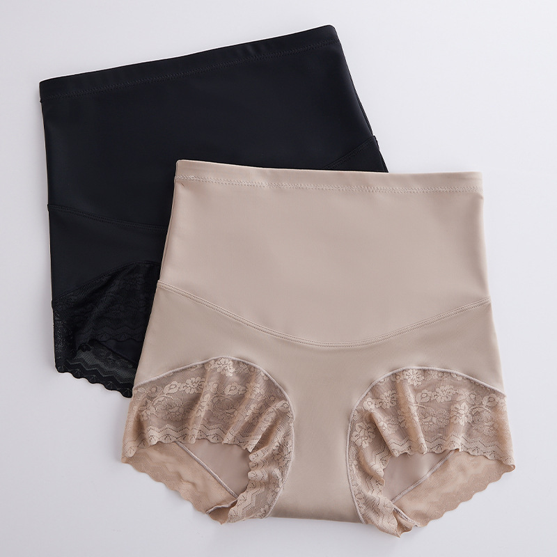 女性用独立下着、お腹コントロールパンツ、強力お腹コントロール、ハイウエストヒップアップパンツ、お腹コントロールウエストバンド、夏用薄手スタイル|undefined