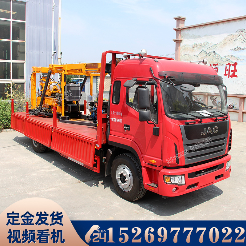 水井钻机车载一体式200型钻车打井机打井高效节能