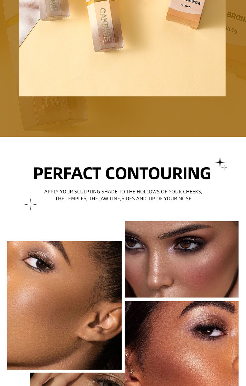 Natural three-dimensional Lightweight Concealer Beauty Highlighter Moisturizing, Breathable and brightening Liquid_voghion.com