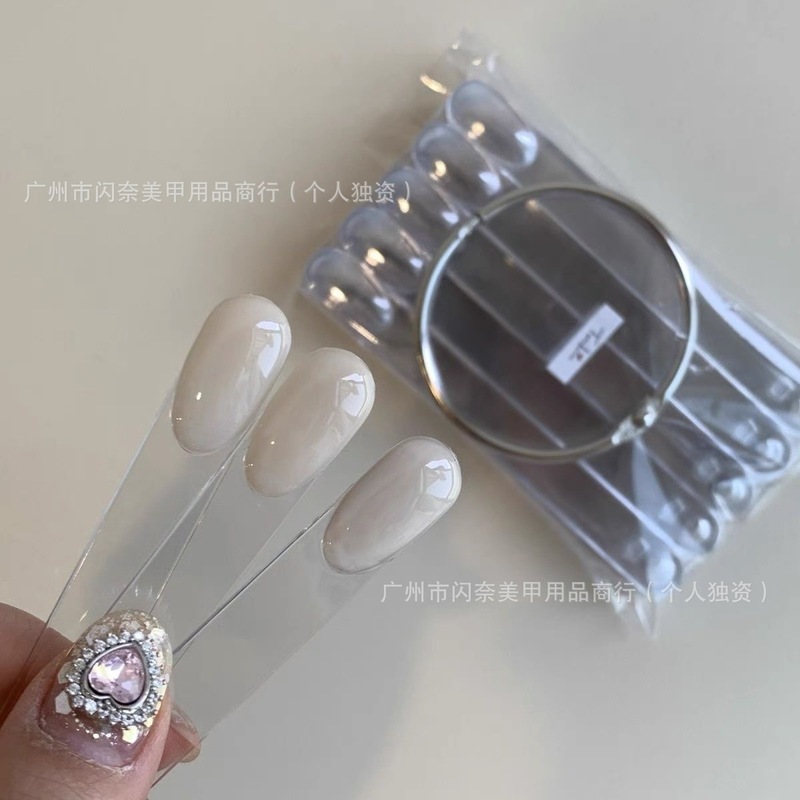Shine. Japanese-Style Nail Art Fake Nails Style Sample Nails Color Board Practice Single Nail Short Style