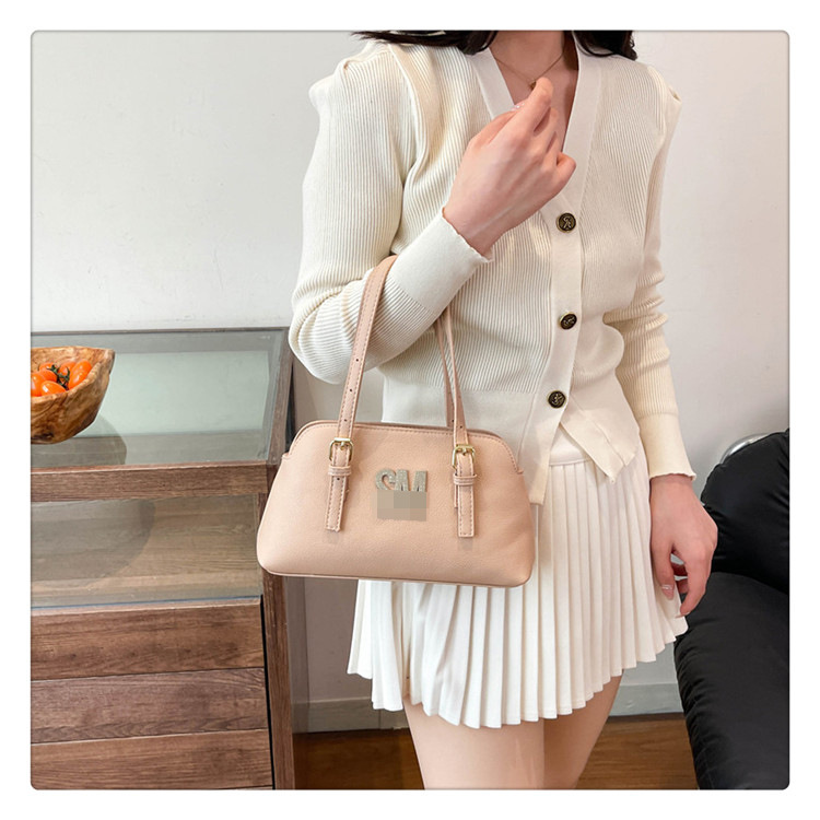 Bolso de bolos transfronterizo para mujer 2025 primavera nuevo bolso de axilas de moda bolso de almohada de hombro de gran capacidad de diseño de nicho