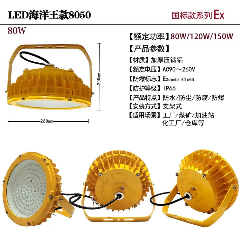 Led防爆ランプ20w50w100wシリーズled防爆投光ランプ緊急プラットフォーム照明ランプ防爆ランプ|undefined