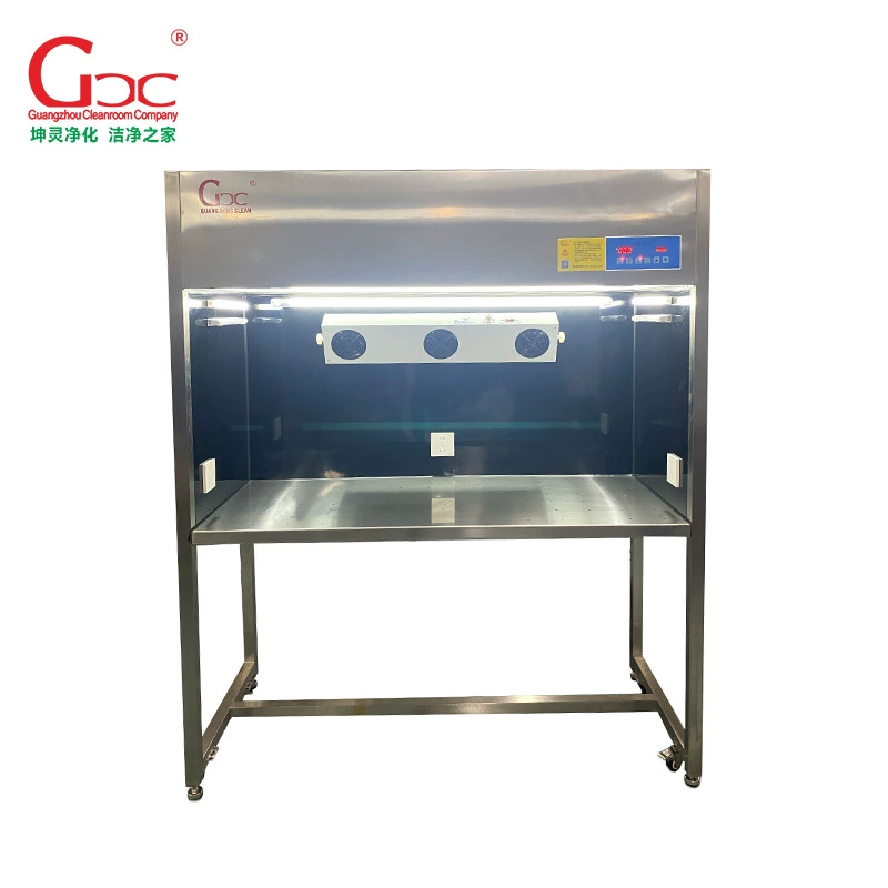 Ультрачистый верстак из нержавеющей стали Kunling с горизонтальным потоком и вертикальным потоком, лабораторный односторонний ультра-оборочный верстак для одного человека