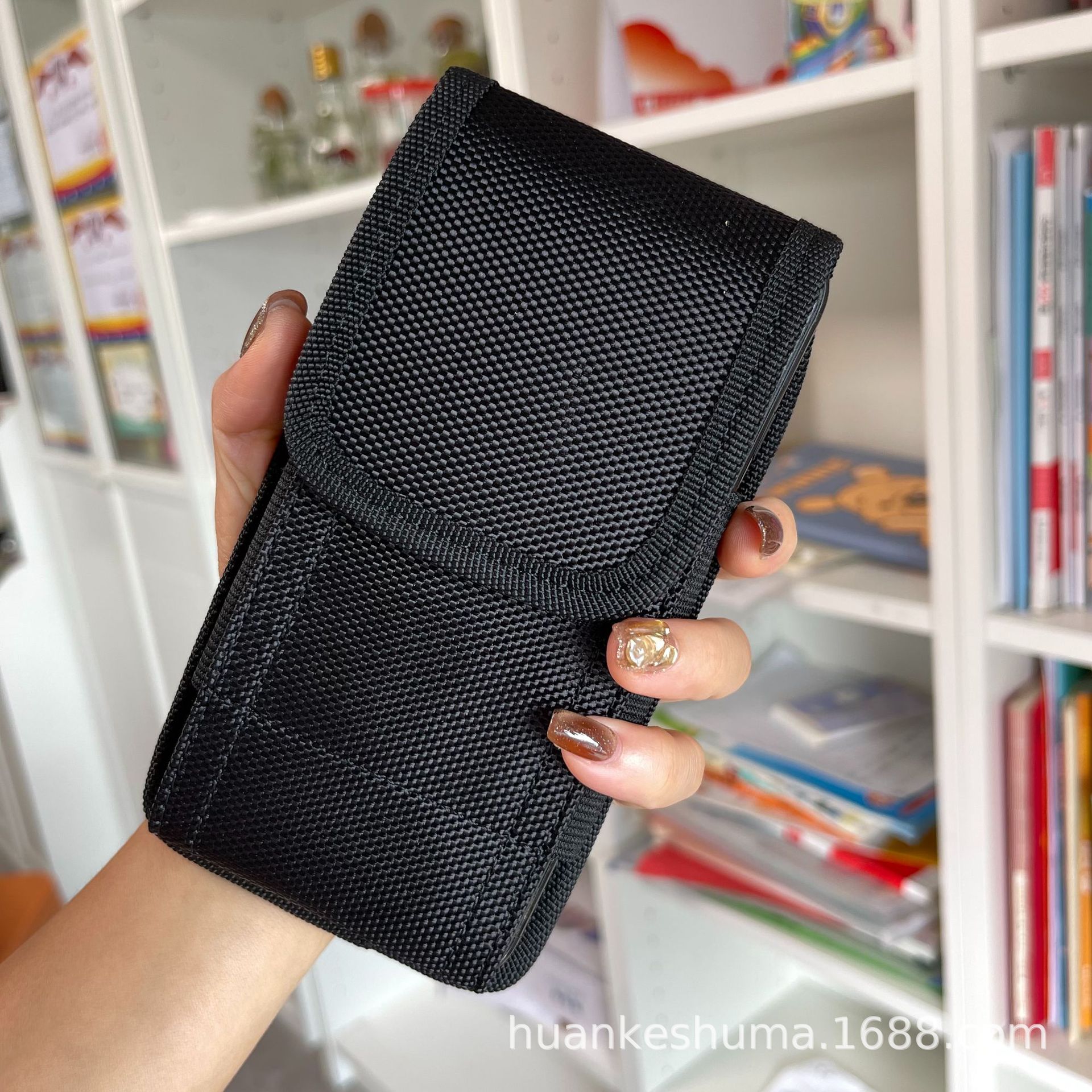 经典款网纹背夹腰包套男士手机皮套老人机通用保护套工厂批iphone