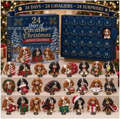 Calendario de Adviento Navideño de Cajas Sorpresa de Acrílico, Interactivo, para Navidad y Fiestas