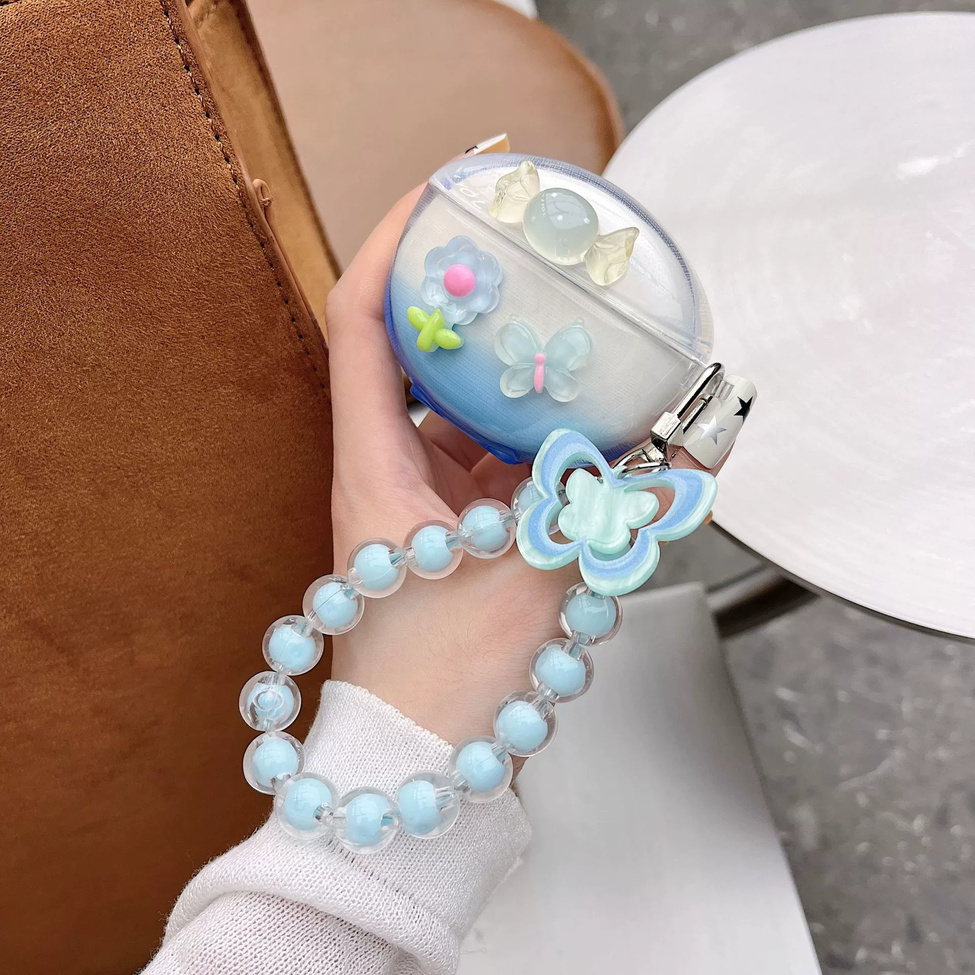 Совместимые мультяшные наушники, браслет, Redmi, градиент, Bluetooth