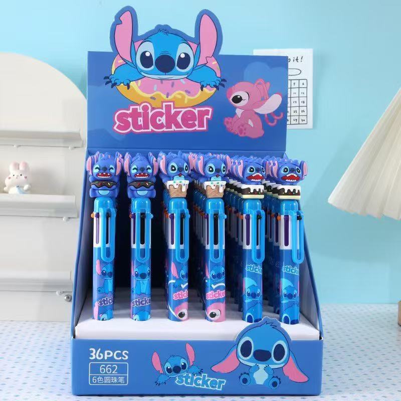 Coreano de dibujos animados lindo mascota colección multi-color pluma linda chica diez colores bolígrafo estudiante diario pluma de color