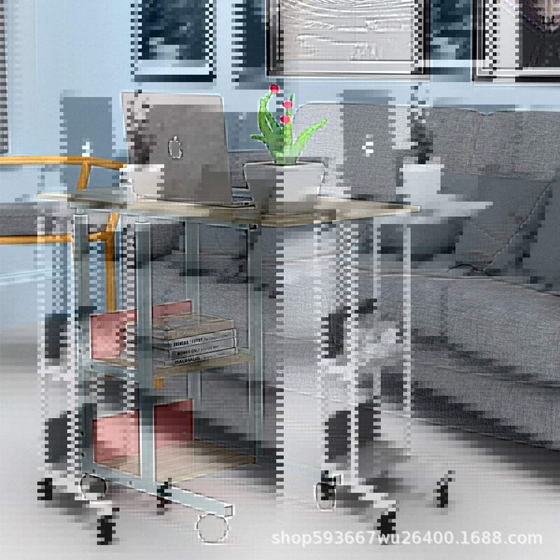 Manufacturer Customized Small Batch New Small Movable Computer Table Conference Table Living Room Bedroom with Rollers