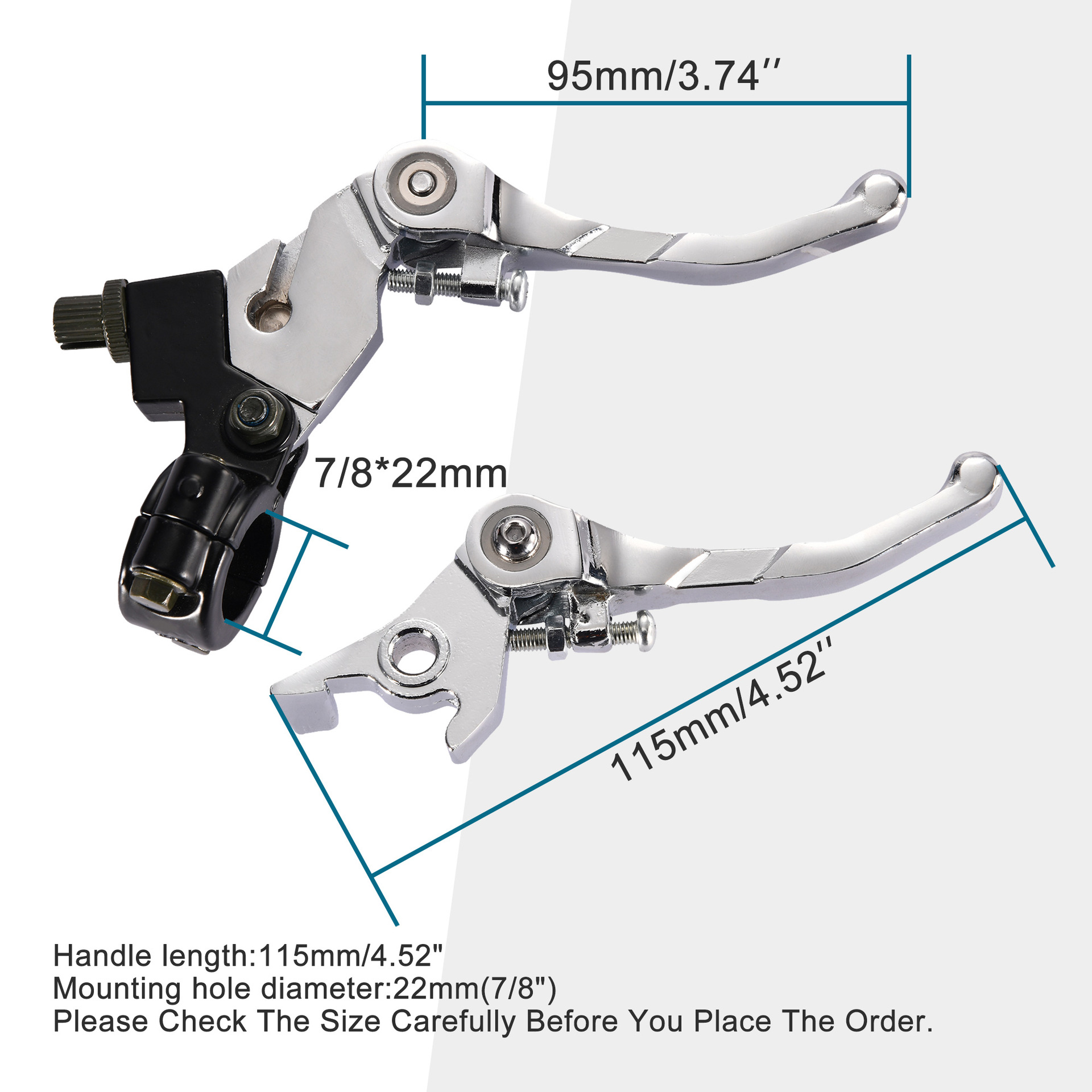 GOOFIT motorcycle accessories brake clutch plating handle universal modification
