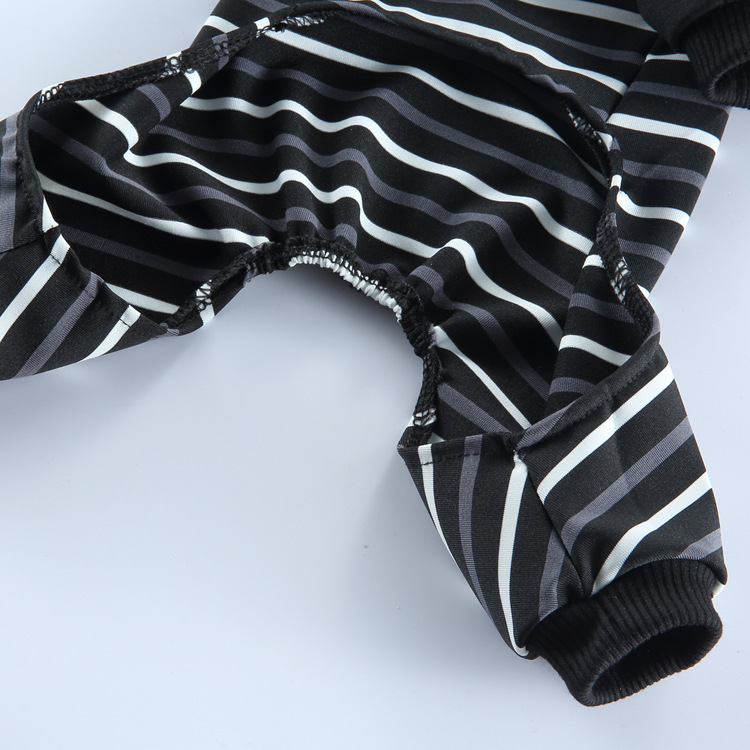 Striped Dog Four Legged Clothing Comfortable Breathable Easy To Wear Prevents Shedding For Home Use Pet Products Dog Clothing & Shoes_voghion.com