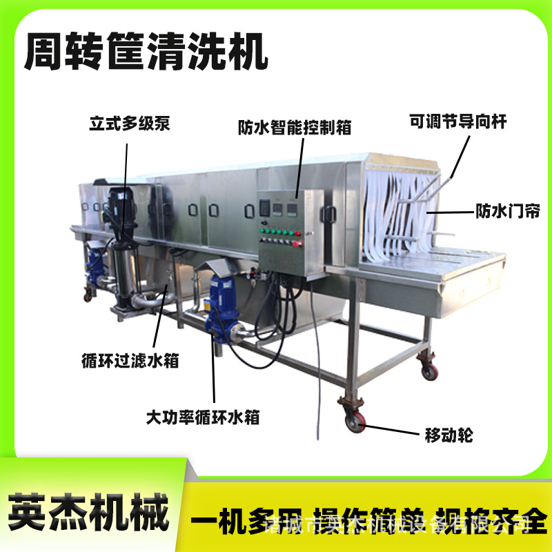 清洗机全自动洗筐机洗箱机销售塑料周转筐清洗机塑料箱