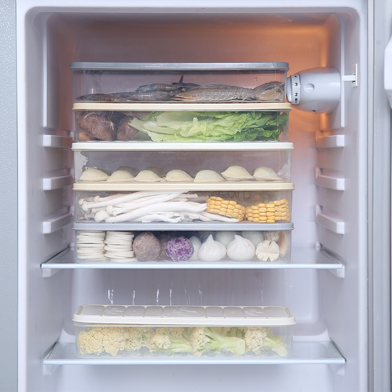 Caja de almacenamiento de pellizco congelado sellado especial para refrigerador caos pellizco congelado de grado alimenticio pescado congelado caja de preservación fresca