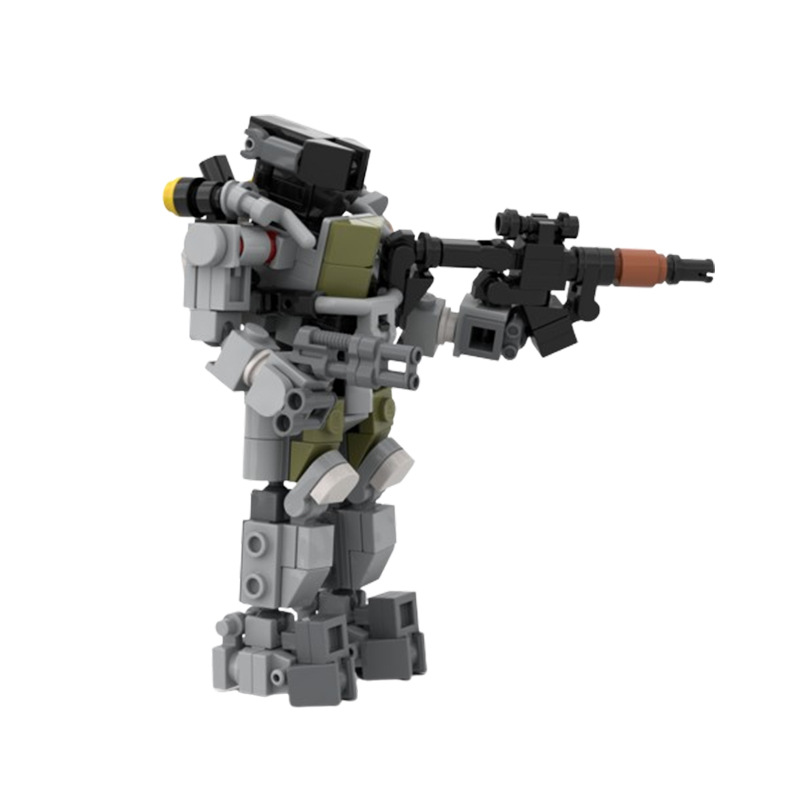 Robot mecha kit de construction blocs de jeu pour enfant_voghion.com