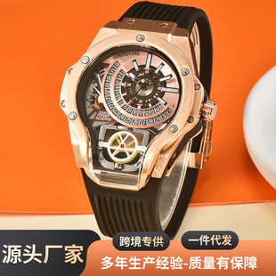 New Hengbolong Jason Statham Same Quartz Watch Cross-border Fashion Large Dial Men's Watch Wholesale