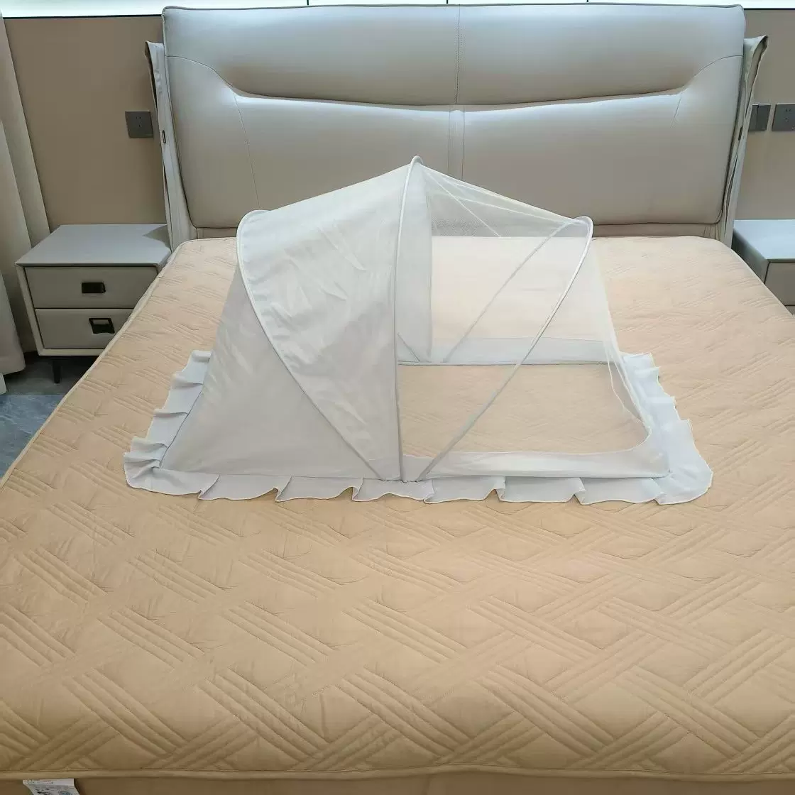 蚊帐可折叠宝宝新生儿童婴幼儿防蚊罩蒙古包无底婴儿床透气帐篷