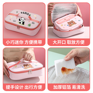 J8 Waterproof Winter Aluminum Foil Sub-Bag Handbag Student Lunch Lunch Thickeneded Work Portable Insulated Rice G3