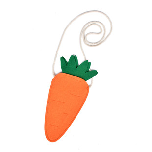 Children's Easter carrot decorative bag bunny theme accessories props non-woven Children's Fun pouch accessories