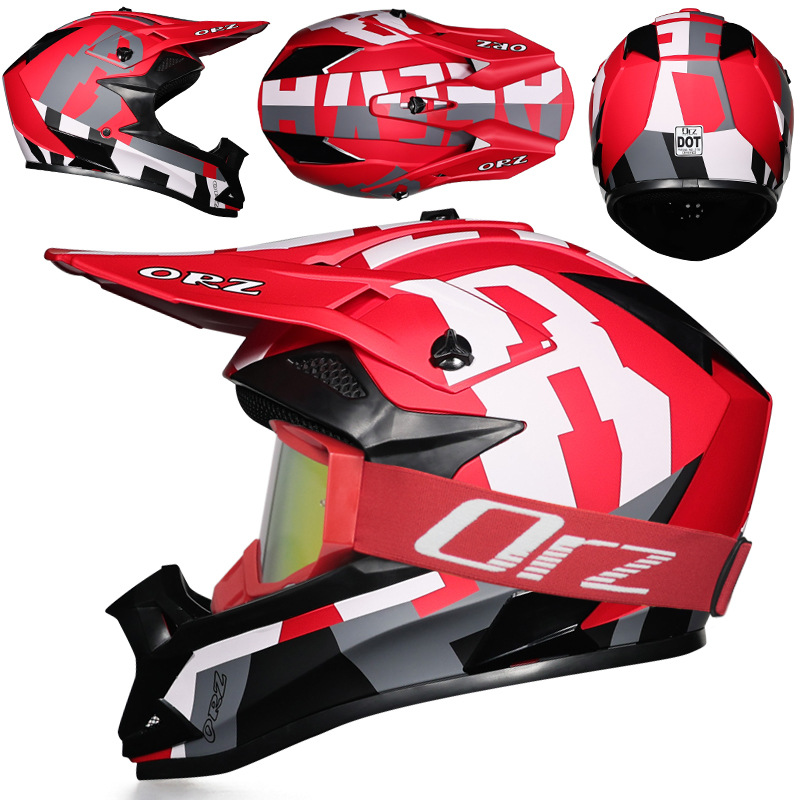Nuevo casco de ciclismo Off-Road Orz, casco de rally para hombres y mujeres, casco todoterreno transpirable de carreras ADV de talla grande