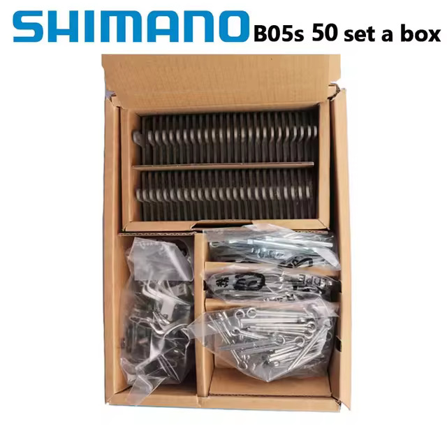 SHIMANO b05s g05s para hacer placa de freno de disco férula bicicleta de carretera bicicleta de montaña resina sin disipación de calor en caja