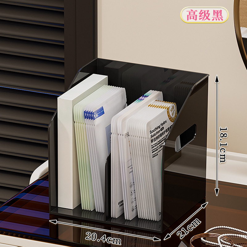 Caja de almacenamiento de cosméticos, escritorio, caja de almacenamiento de alta calidad, tocador de gran capacidad, productos para el cuidado de la piel, máscara de lápiz labial, estante de almacenamiento