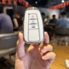 (Toyota 6D B three -key) White (single bag with hanging buckle)