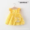 Dress, bag, flowered