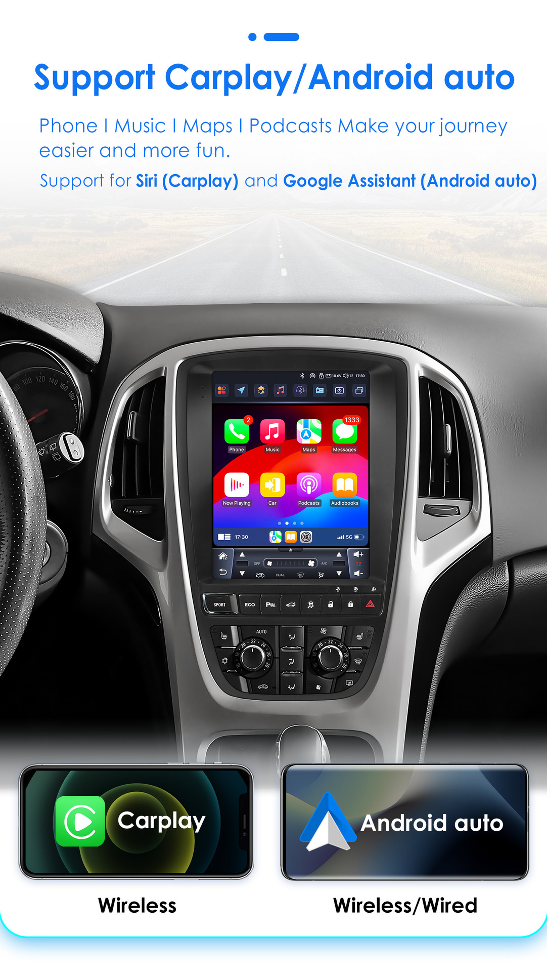 Suitable for Buick yinglang 09-15 vertical screen car Carplay Android navigation all-in-one machine