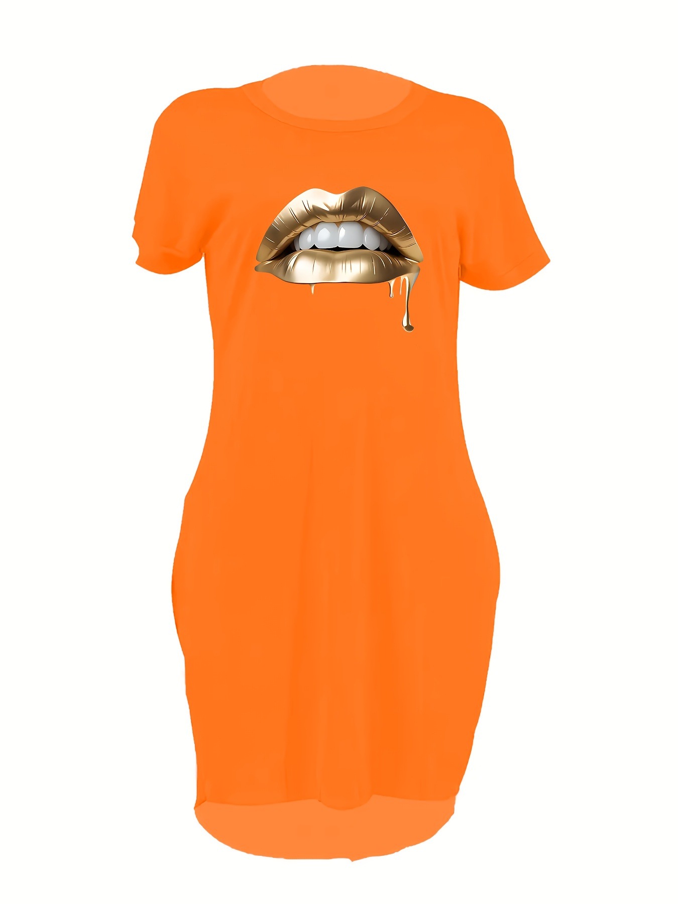 Women's Clothing Women's Batwing Sleeve Dress Irregular Style Shorter Front Longer Back With Pockets Hot Selling Short Dresses_ecoleips.com