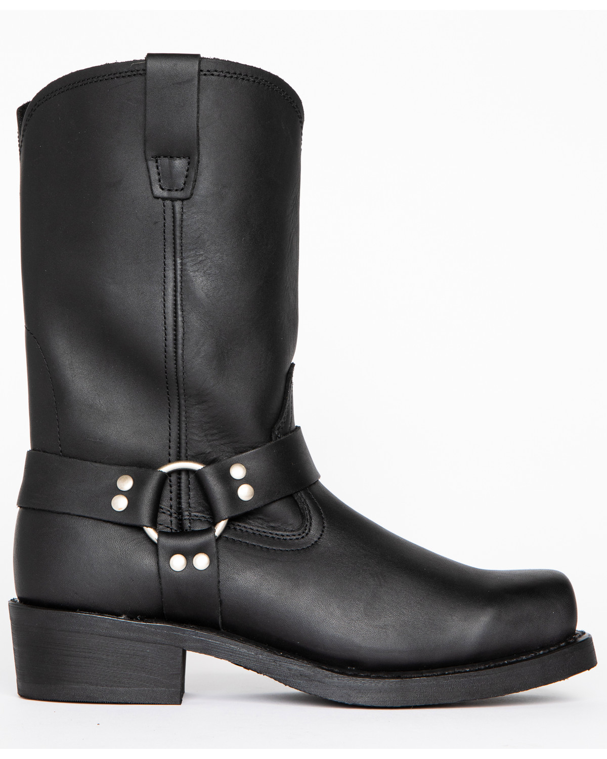 Botas de vaquero con suela de madera hechas a mano Aumento de 4,5 cm Zapatos de hombre Botas de hombre cuadradas_voghion.com