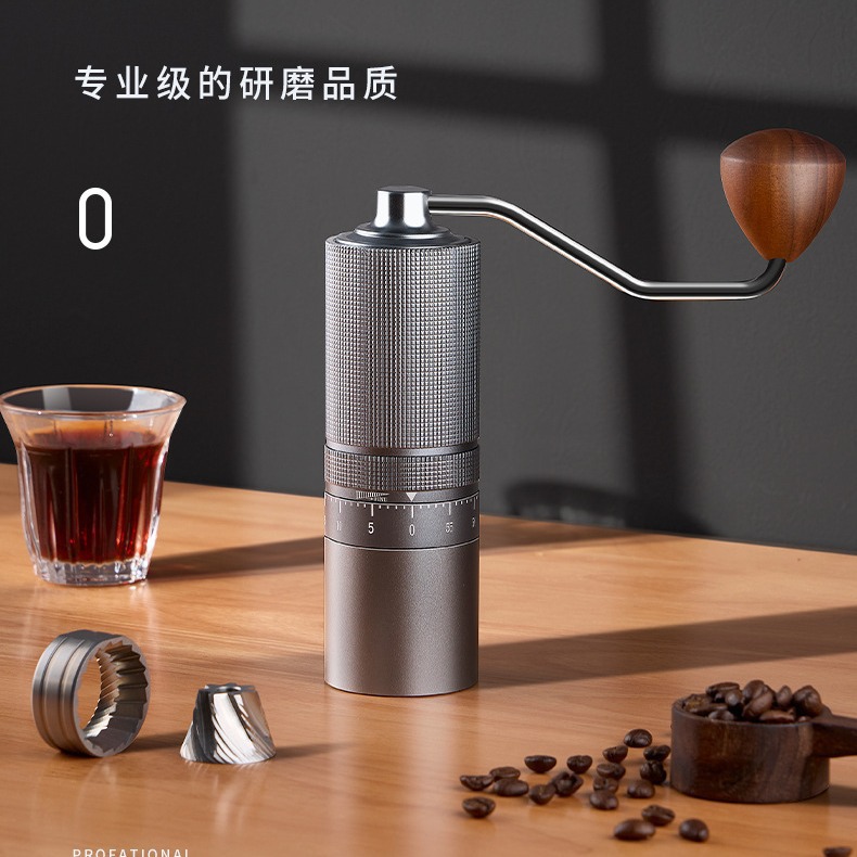 便携式咖啡研磨机意式小型家用手摇磨豆机不锈钢磨芯6星7星研磨器