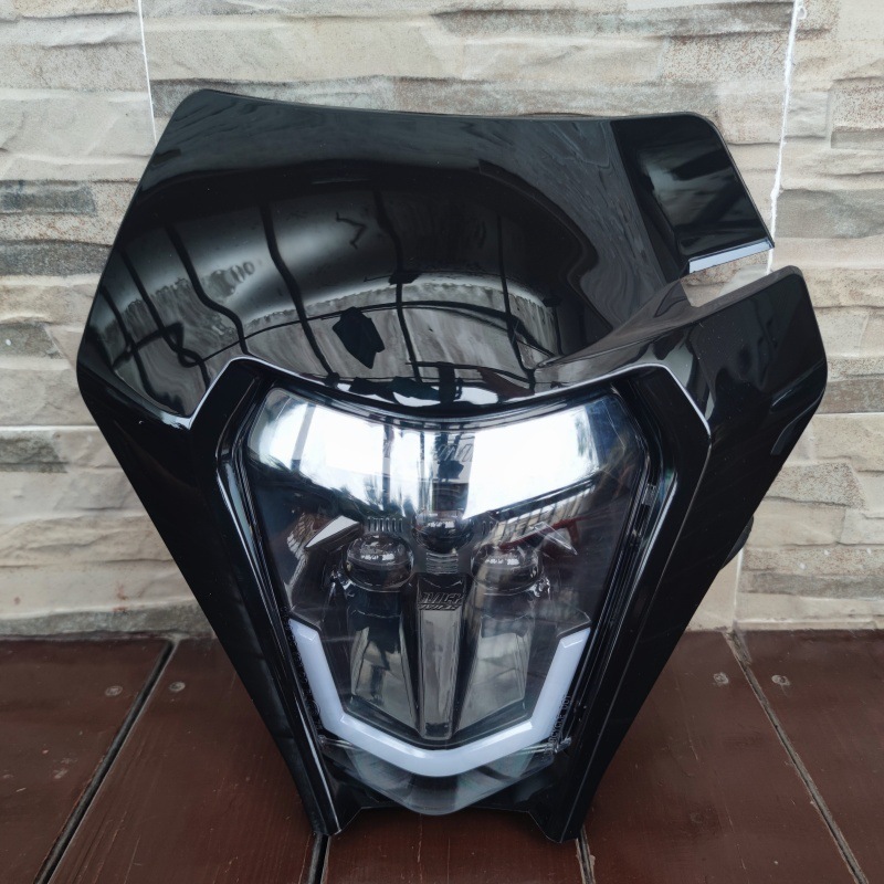 オフロードバイク改造アクセサリーオートバイ LED ヘッドライト KTM Kevi Hengjian Kaixi XGZ STN ユニバーサル|undefined