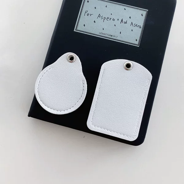White Access Card Protective Cover, Small Rectangular Keychain with Water Drop Design, Nfc Elevator Card Holder, Manufacturer's Hot-Selling New Model