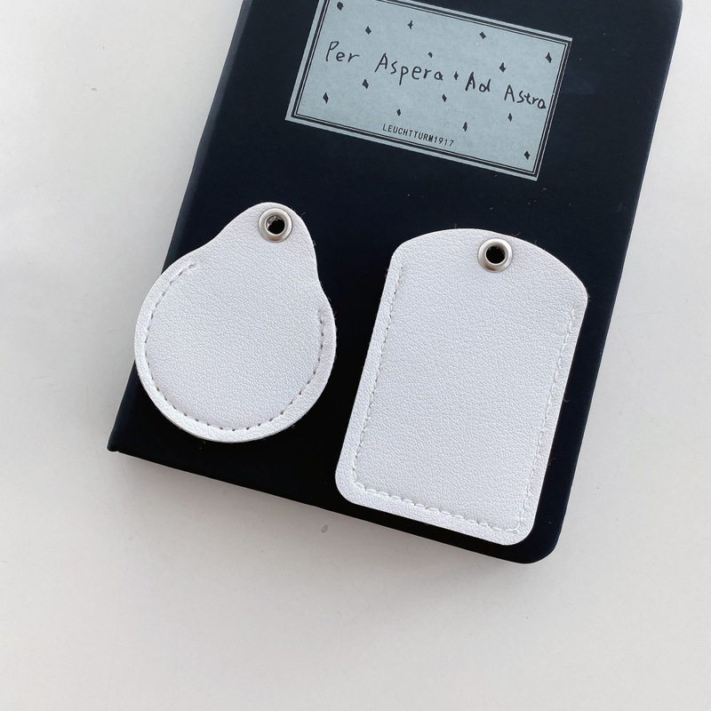 White Access Card Protective Cover, Small Rectangular Keychain with Water Drop Design, Nfc Elevator Card Holder, Manufacturer's Hot-Selling New Model
