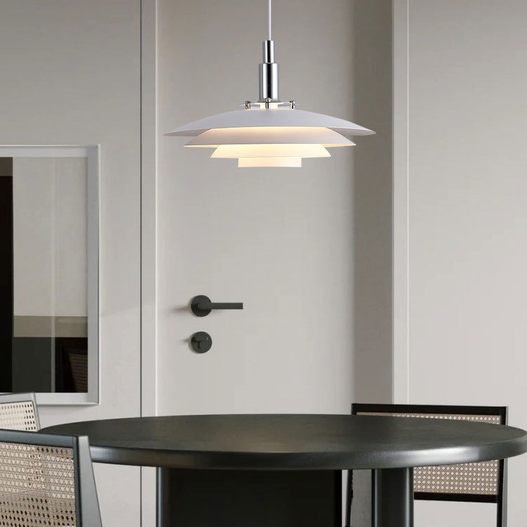 Diseñador danés de viento silencioso lámpara de restaurante PH5 lámpara de estudio nórdico red hot pot hotel platillo volador lámpara de cama