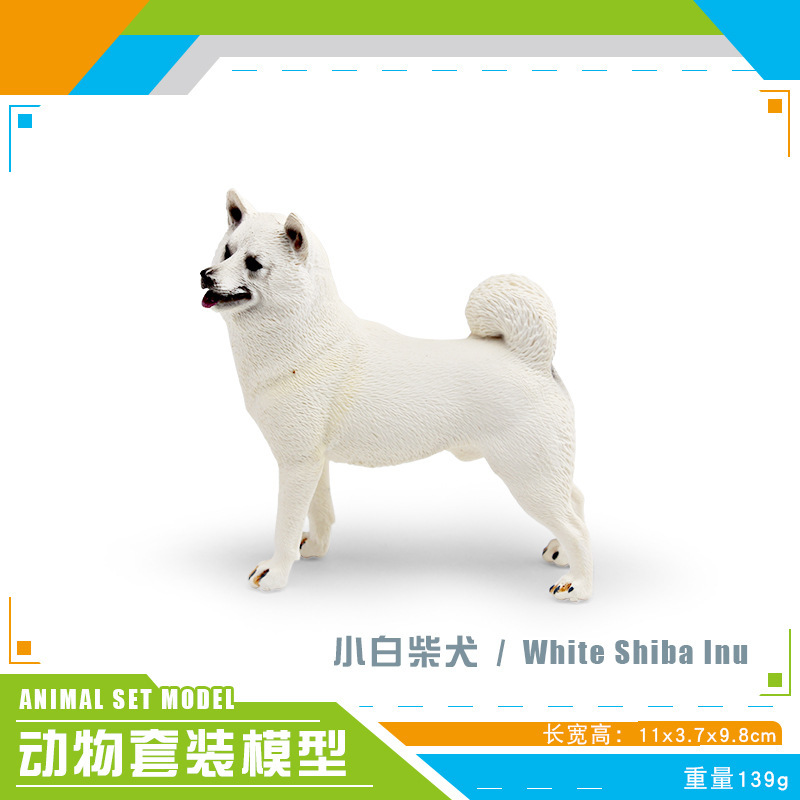 Exportación transfronteriza de simulación de perros de mascota modelo de perro de madera sólida grande Dobin Dorado Mesa Juguetes de decoración estática