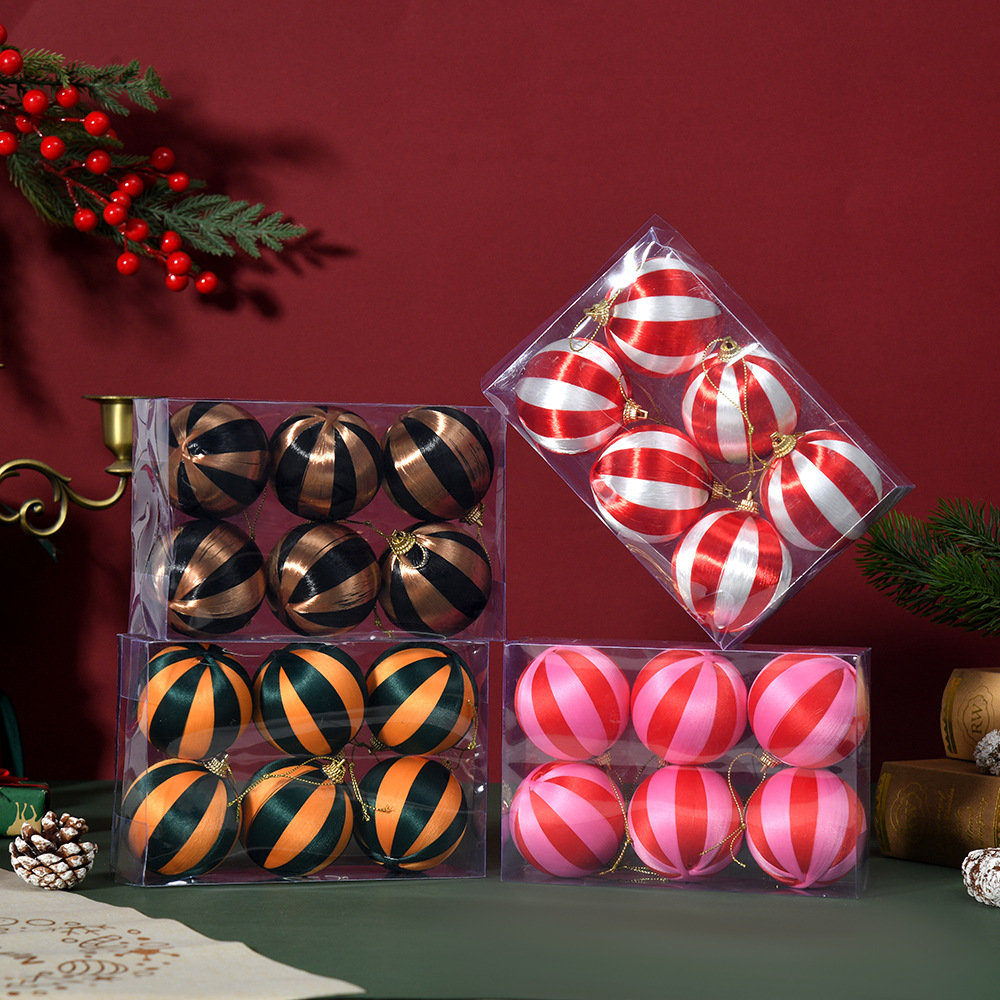 Navidad transfronteriza Navidad color de Navidad bola espuma nuevo árbol de Navidad colgante decoración bola festiva image 3