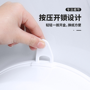 Wall-Mounted Large Roll Paper Box Hotel Bathroom Toilet Punch-Free Large Paper Towel Box Waterproof Toilet Paper Holder Toilet Paper Box