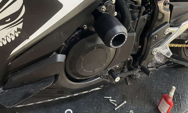 Suitable for Honda Cbr500R Cbr400R Modified Anti-Fall Protection Ball Body Anti-Fall Stick Motorcycle Accessories
