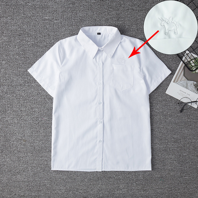 YS024*Top short -sleeved short -sleeved unicorn (white)