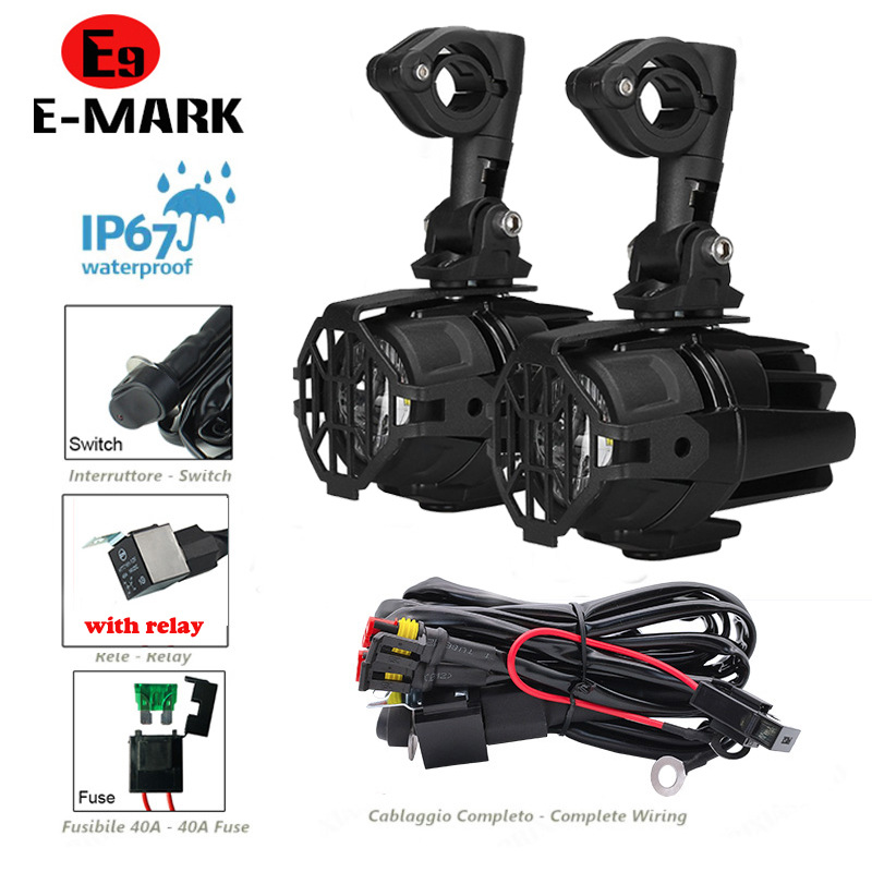 Suitable for Bmw Motorcycle Fog Lights, Universal Motorcycle Led Fog Lights, Auxiliary Spotlights for Bwm G1200Gs