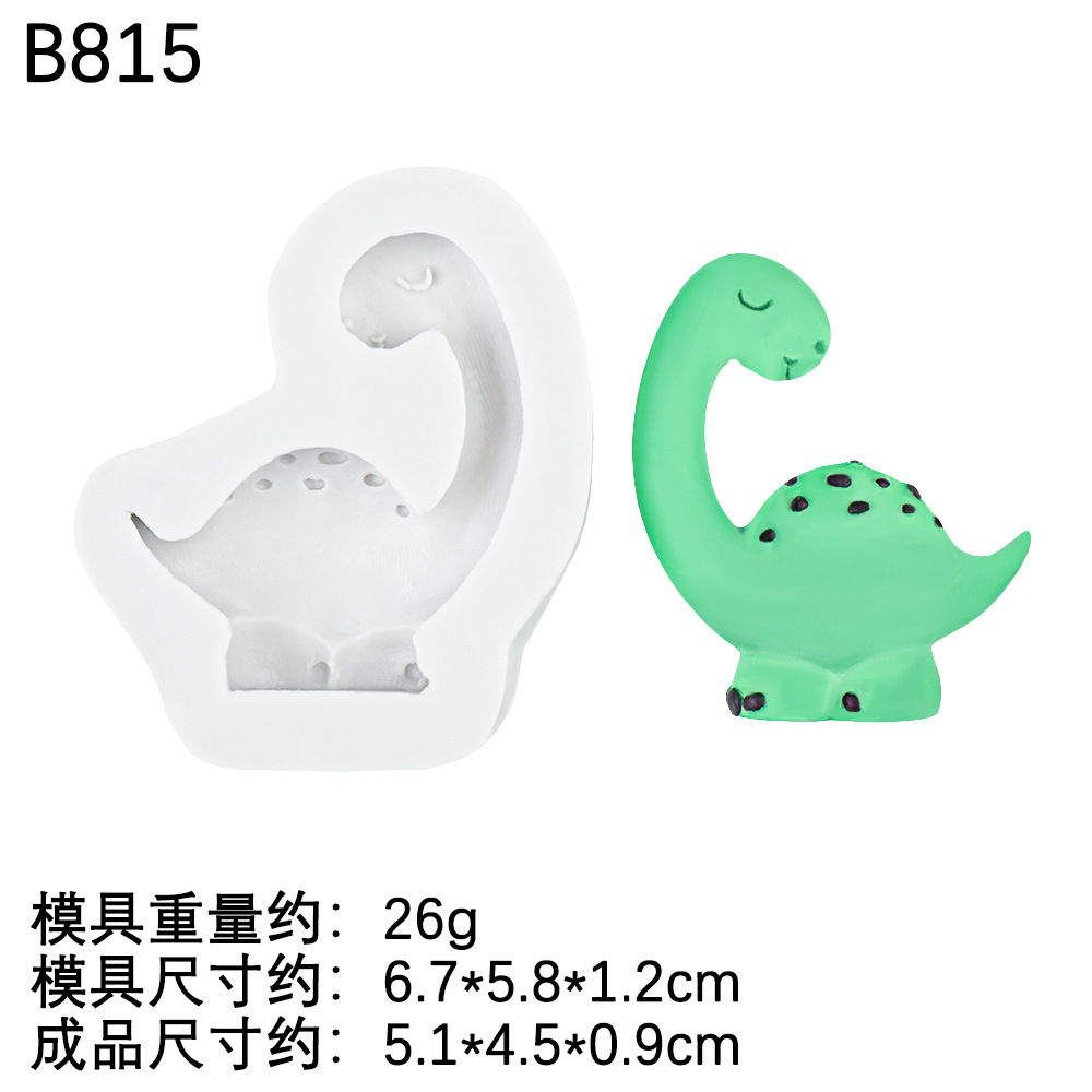 Cute Animal Theme Jirafa Fox Molde de silicona Diy Lion Chocolate Cake Adornos Molde de silicona