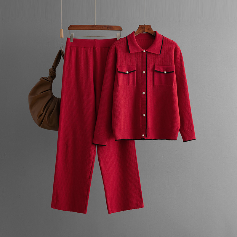 700g Weight Long Sleeve Sleeve Length Viscose fiber Fabric Type Pant Co-ord Set Sets Type 2 Pieces Set Quantity Daily Occasion Turndown Neckline Loose Fit Type Color Block, Stripe Pattern Winter, Autumn Season Women's Gender Button Design Casual Style Daily Women's Casual Color Block Stripe Viscose Fiber Button Pant Co-ord Set Pants Sets 5