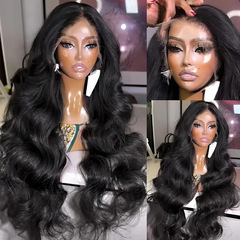 Lace Front Wig 亚马逊前蕾丝假发 女中分大波浪长卷发自然头套