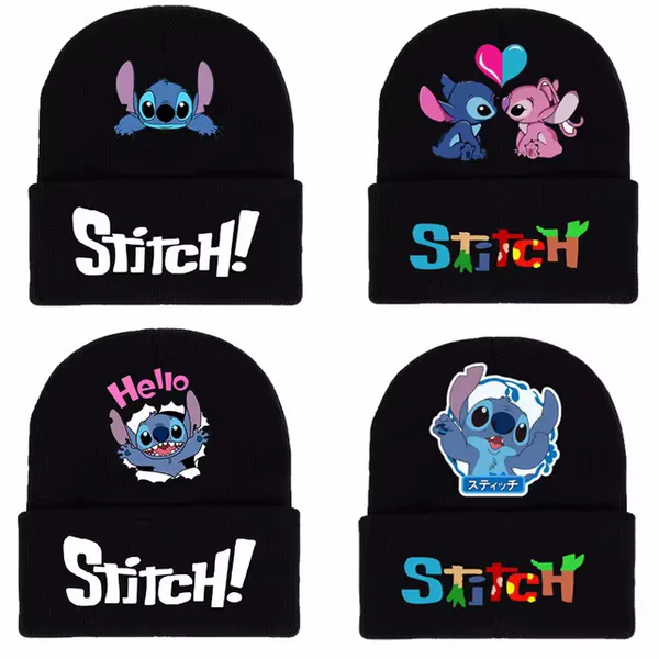 Interstellar Baby Student Cute Cartoon Print Knitted Hat Outdoor Wool Hat Unisex Autumn Winter Warm Hat