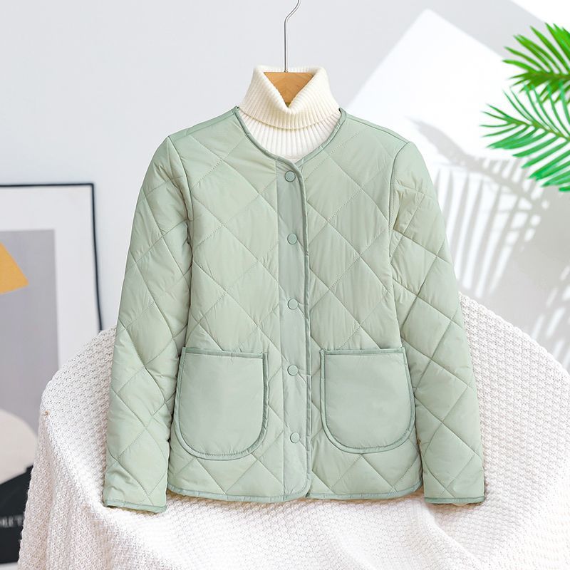 秋冬羽絨棉服內膽女短款加絨加厚保暖內搭棉衣打底內穿小棉襖外套