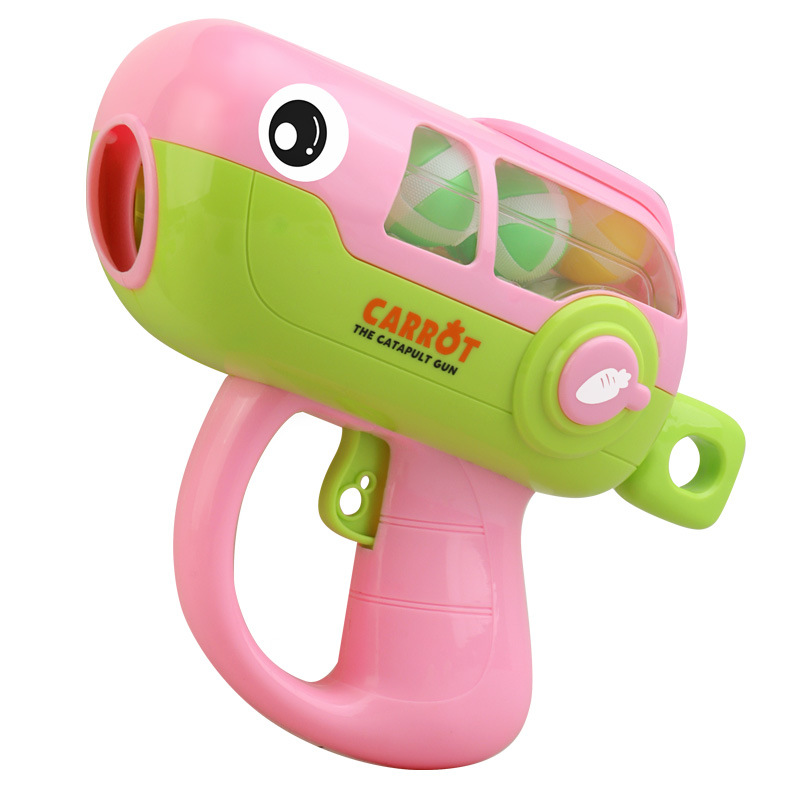 Niños transfronterizos bola pegajosa juego de disparos de bala blanda lanzamiento juguetes de tiro de blanco rabanes ejercicio de tiro de blanco al por mayor