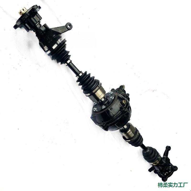 Modified go-kart parts, beach buggy four-wheel drive, front and rear independent suspension system, including control arms and wishbones