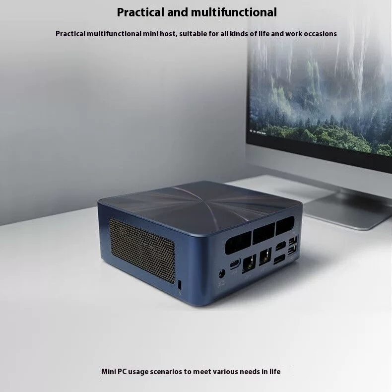R7 7840/8845hs высокопроизводительный мини‑системный блок портативный для дома, офиса и игр, полнофункциональный настольный компьютер