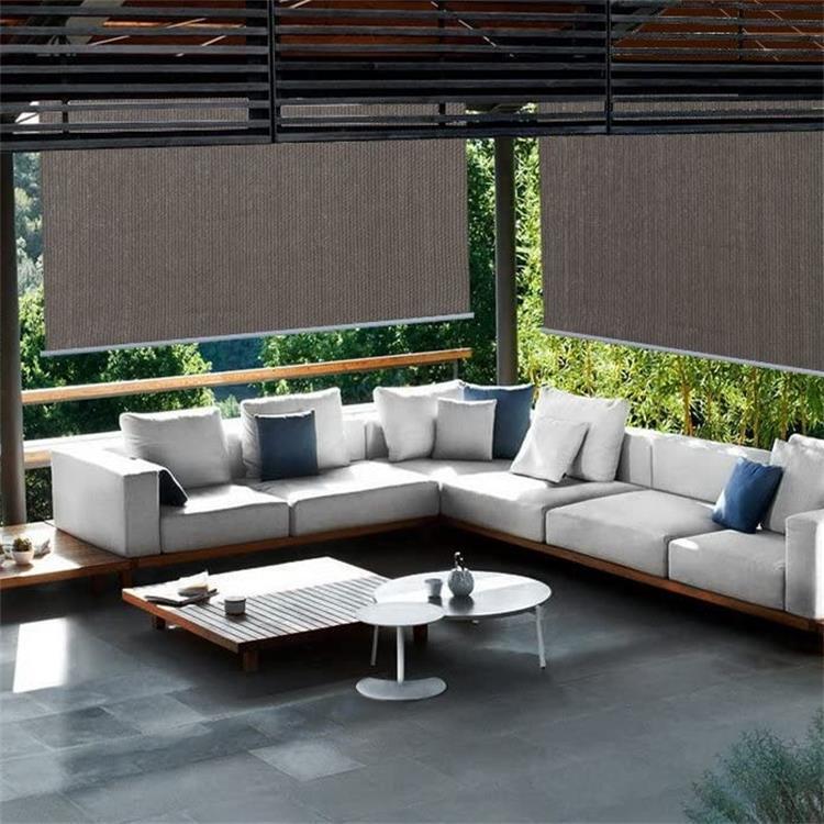 Hdpe Courtyard Balcony Rainproof Sunshade Curtain Can Be Customized with Sun Protection Sunshade Roller Blinds